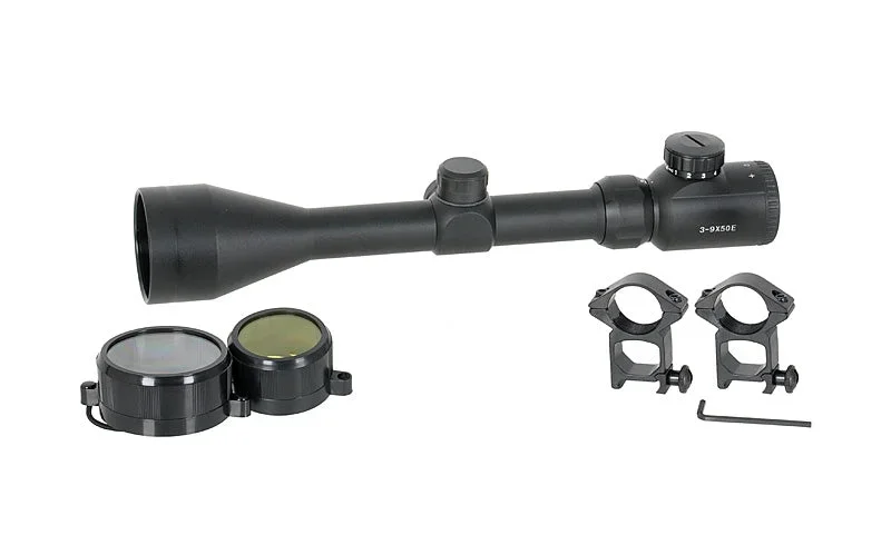 Kikkertsigte 3-9x50 med høje monteringsringe, model 2 - Bild 2