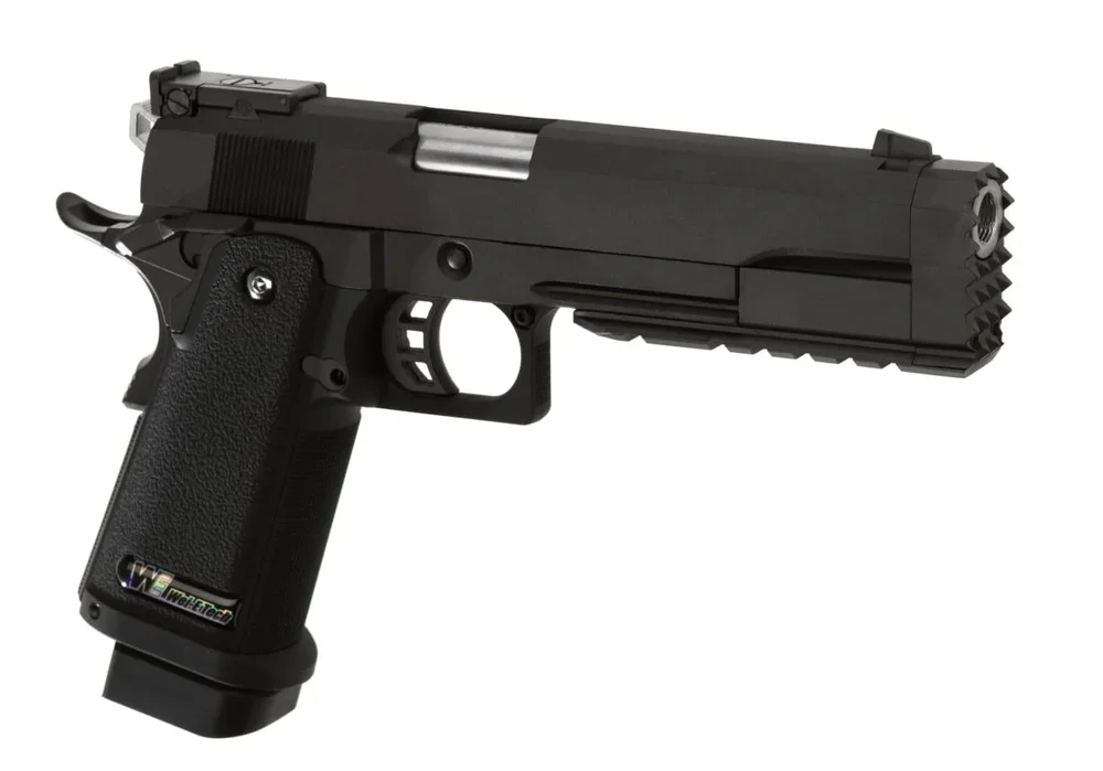 WE Hi-Capa 5.2 R Full Metal GBB – Black WE Hi-Capa 5.2 R Full Metal GBB – Black