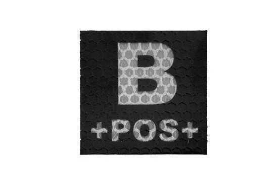 IR PATCH – B POS BLOOD TYPE IR PATCH – B POS BLOOD TYPE