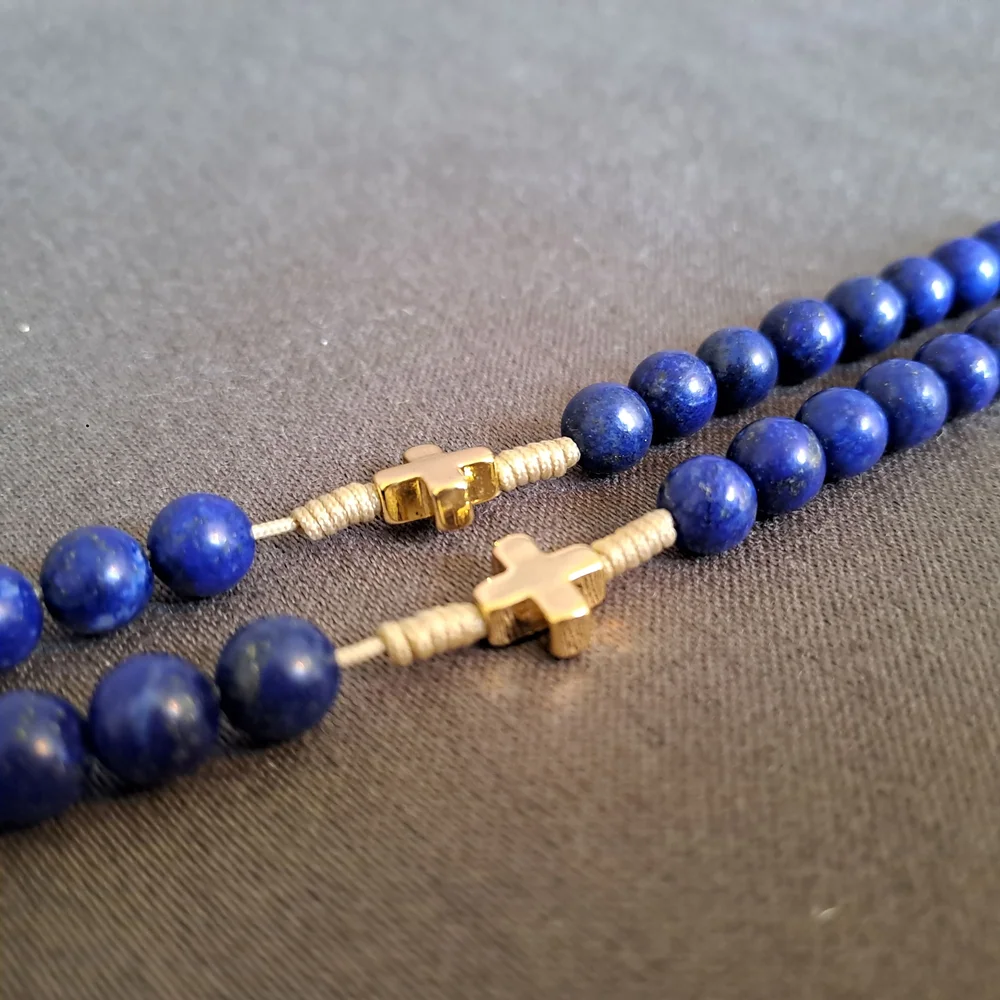 Lapis Lazuli Rosenkrans - Bild 2