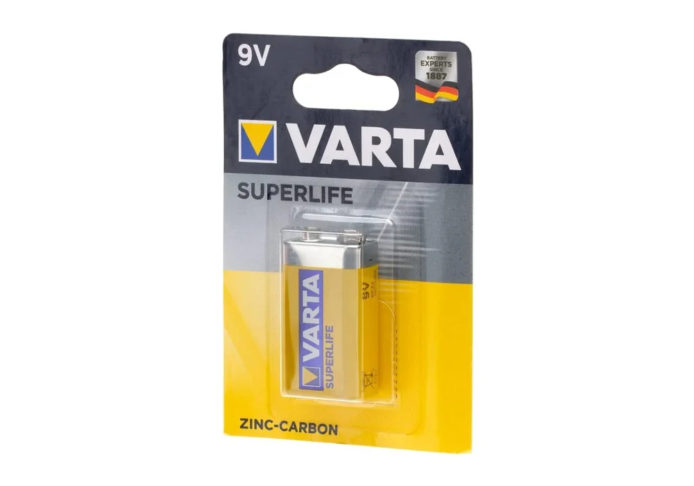 Varta 9V Batteri – Alkaline Varta 9V Batteri – Alkaline