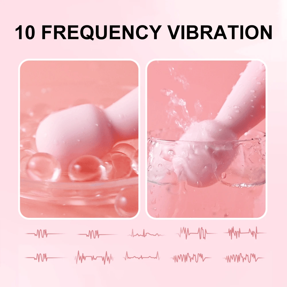 Mini Vibrator – 10 Lägen Stark Vibration & USB-Laddning - Bild 2
