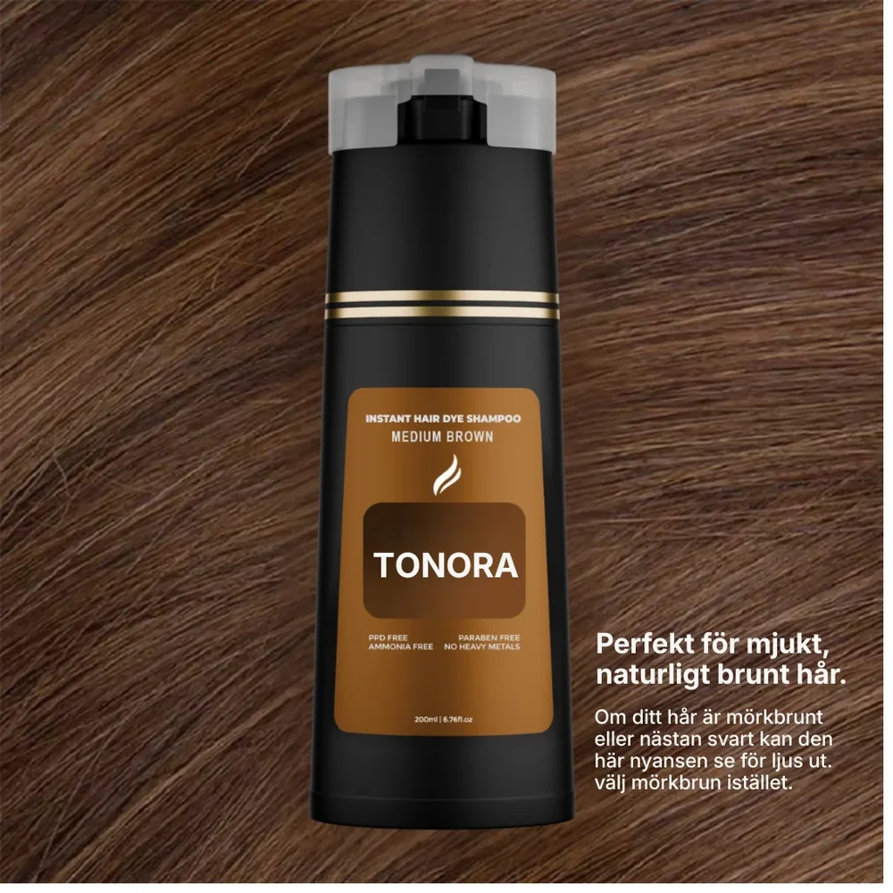Tonora® | PPD-fritt schampo för grått hår – täcker grått hår på 5–10 minuter hemma - Bild 3
