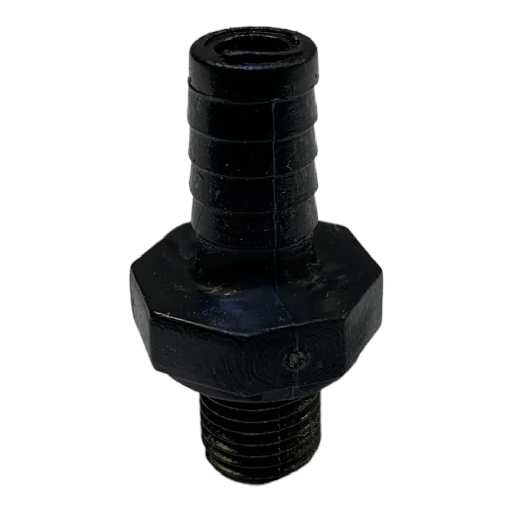 PVC Nippel 1/4" NPSM gänga - 3/8" slang rillad CS - Bild 2