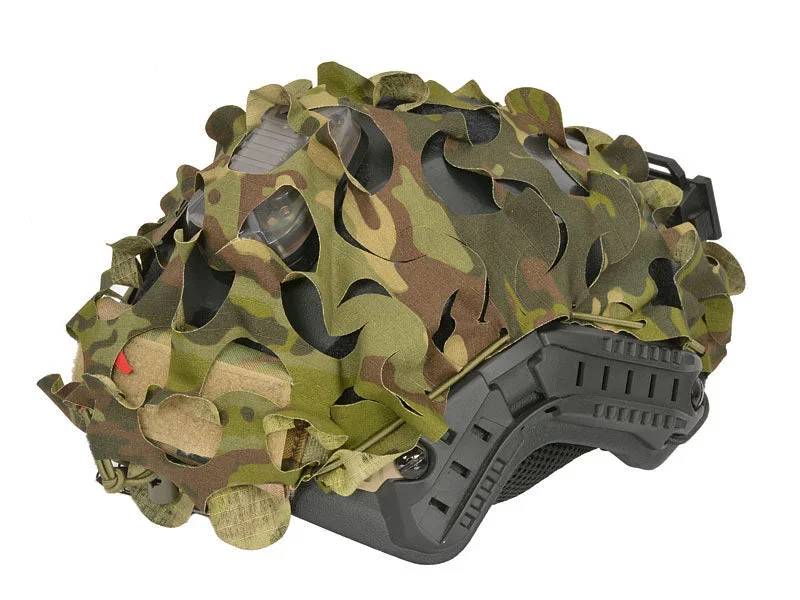 3D camouflage-hjelmovertræk til High-Cut hjelm, laser-cut – Multicam Tropic - Bild 3