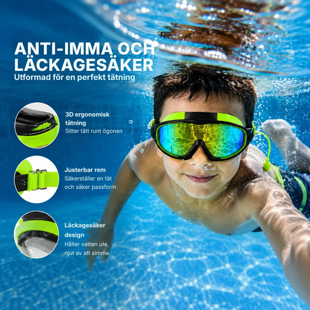 AquaLins® | Simglasögon med öronskydd - Bild 1