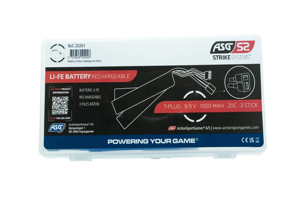 9.9v LI-FE Battery 1000 mAh, 20C, 3 stick, T-Plug - Bild 3