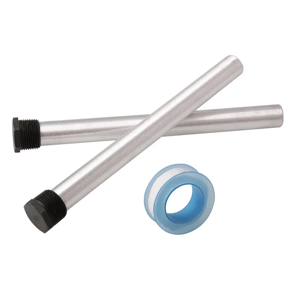 Magnesiumanod Varmvattenberedare 21*235mm 3/4"-14 NPT mellan, 2-pack, PTFE tape - Bild 1