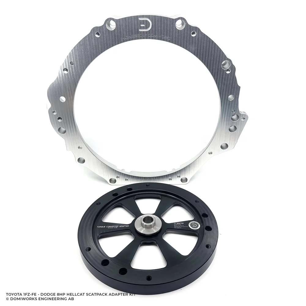 Toyota 1FZ-FE till Dodge 8HP 70/75/90/95 Hellcat Scat Pack Trackhawk Adapter Kit - Bild 1
