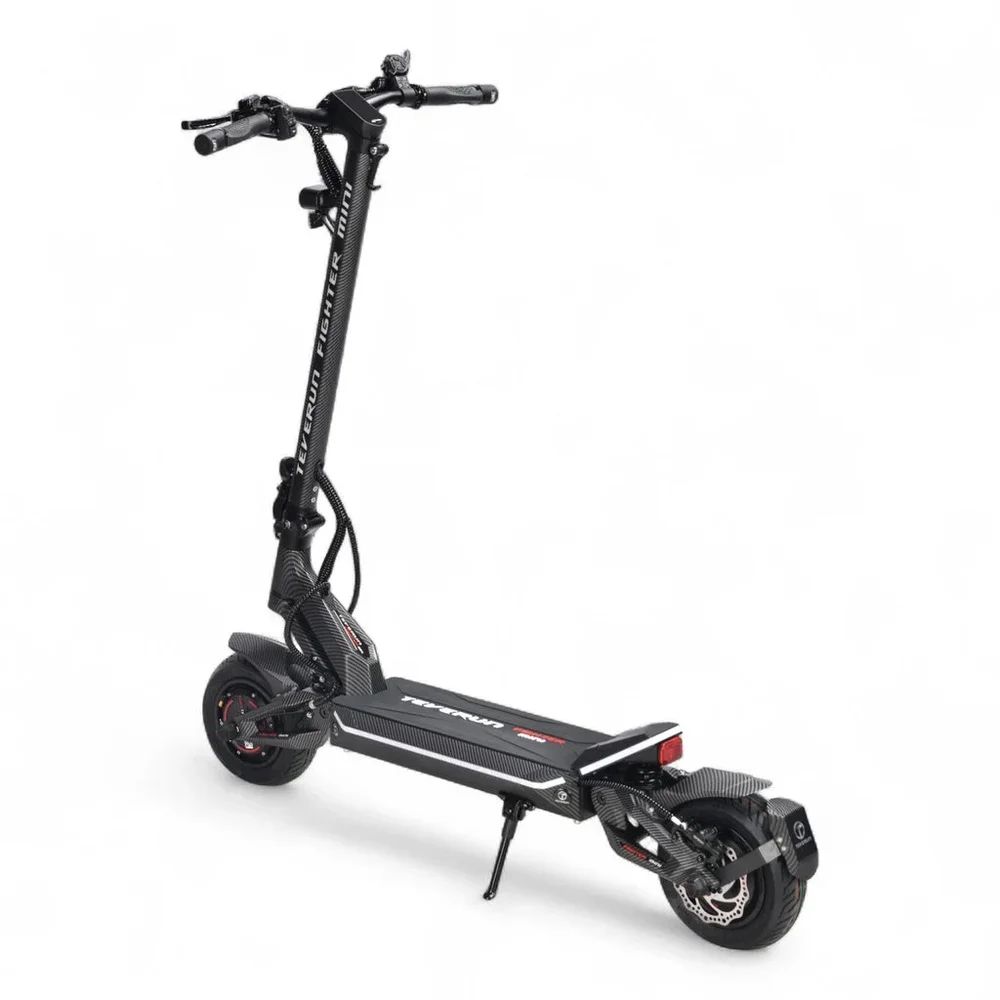 Teverun Fighter Mini Pro v4 Carbon 60V 25Ah Elektrisk Sparkcykel - Bild 1