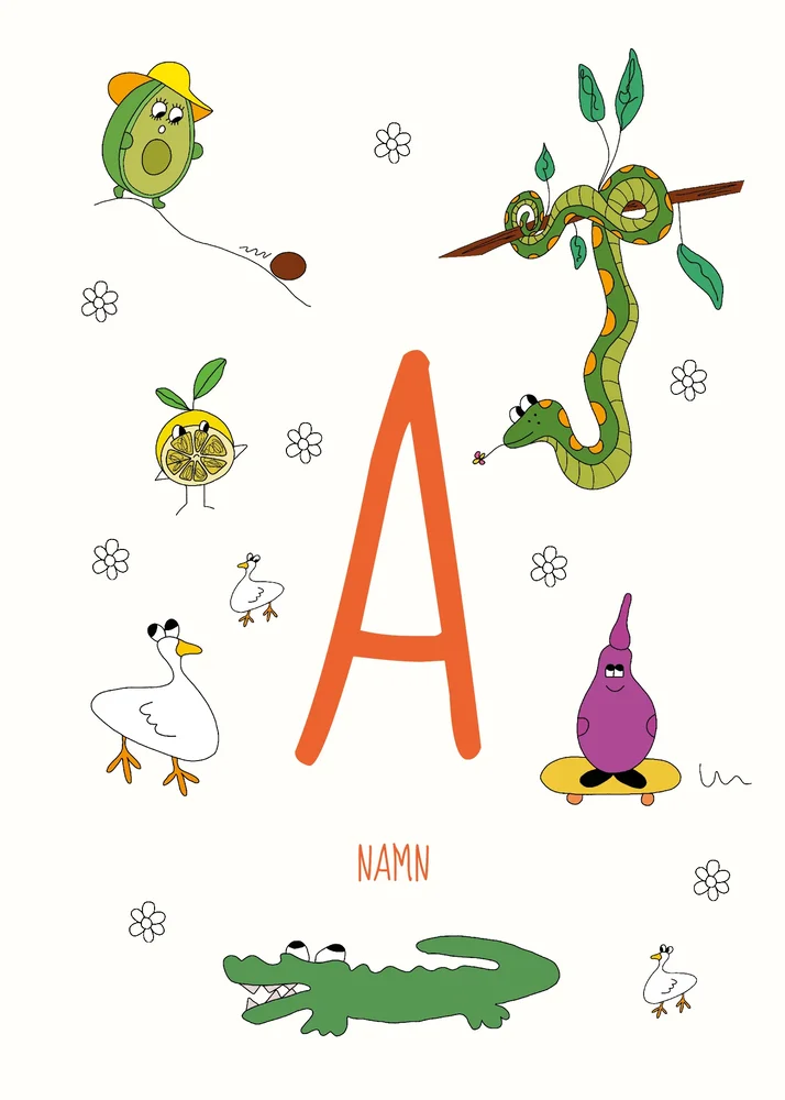 Alfabetstavla – Personlig Namntavla
