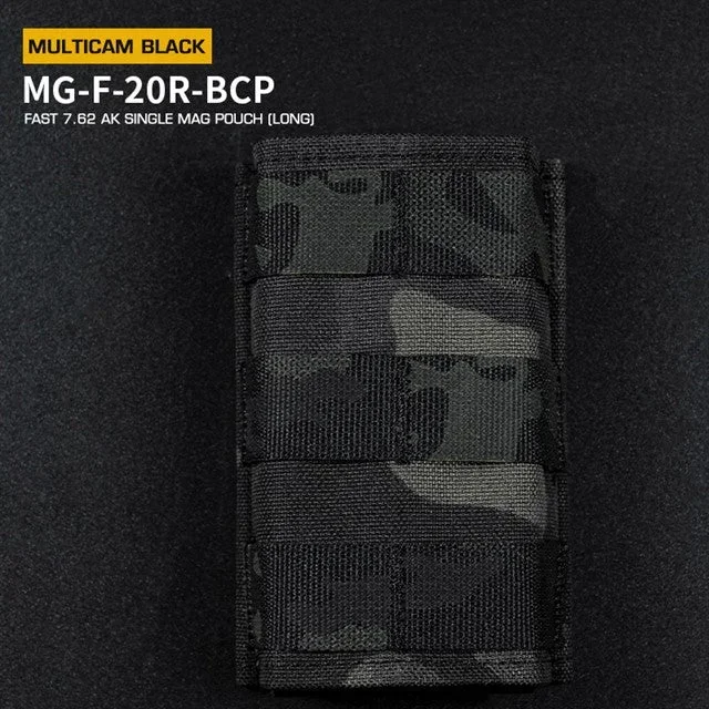 Fast Type Single 7.62 Magasin Pouch Til AK – Sort Multicam Fast Type Single 7.62 Magasin Pouch Til AK – Sort Multicam