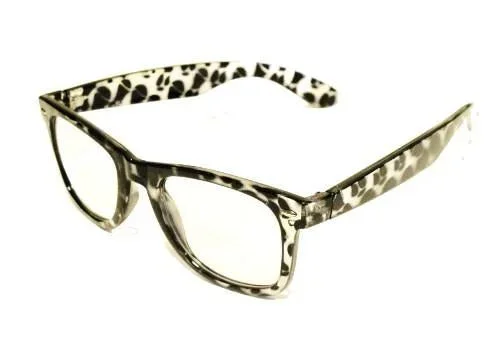 SOLGLASÖGON Retro CLEAR -  LEOPARD