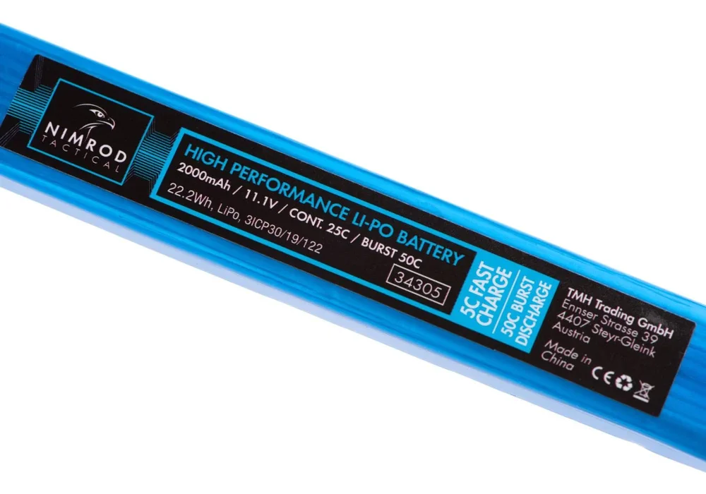 Nimrod LiPo 11.1V 2000mAh 25C Split Type - Bild 3