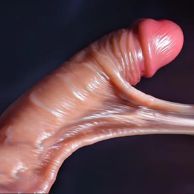 DILDO MED RÖRLIG FÖRHUD - Bild 2