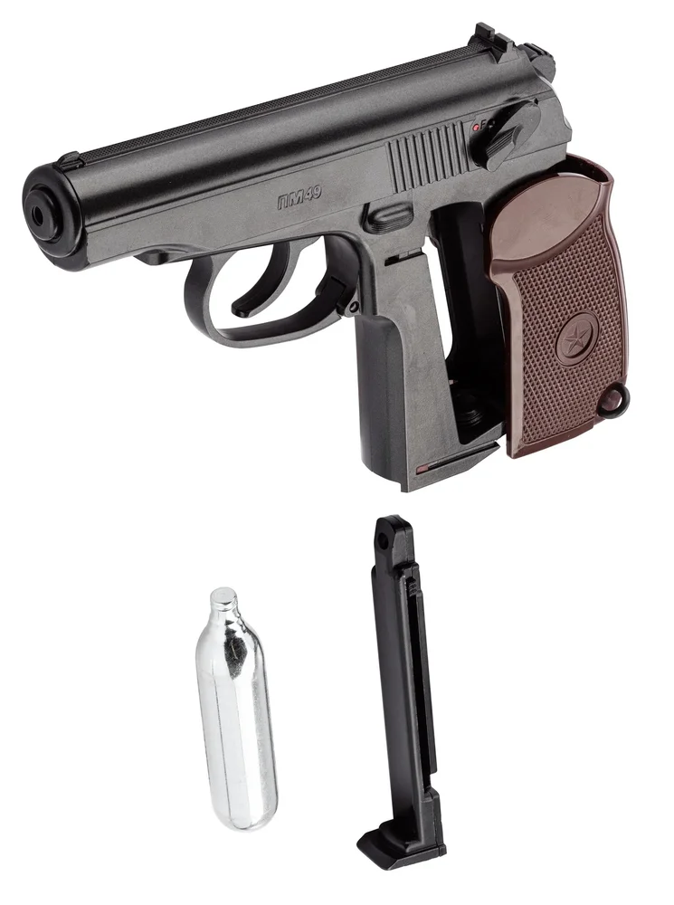 Borner PM49 Makarov CO2-pistol kal. .177 stål-BB - Bild 2
