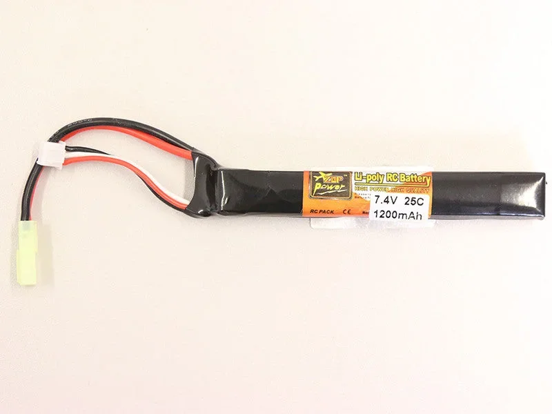 X-Cell LiPo Batteri 7,4V 1200mAh 25C – Buffer Stick, Lille Tamiya X-Cell LiPo Batteri 7,4V 1200mAh 25C – Buffer Stick, Lille Tamiya
