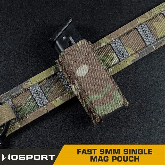 Fast Type Single 9mm Magasin Pouch - Sort Multicam - Bild 2
