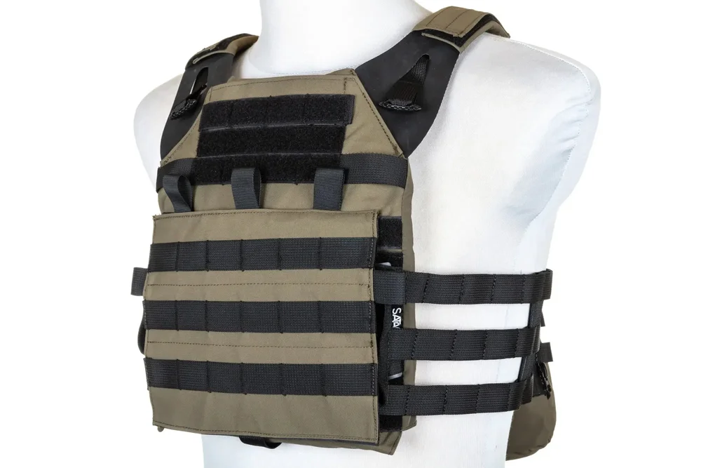 Specna Arms Tactical Plate Carrier type waistcoat with assault panel Ranger Green - Bild 1
