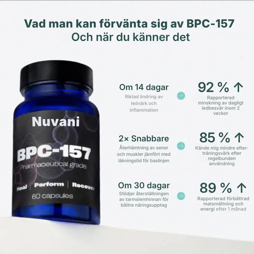 Nuvani® Kroppsskyddsförening (BPC-157) - Bild 3