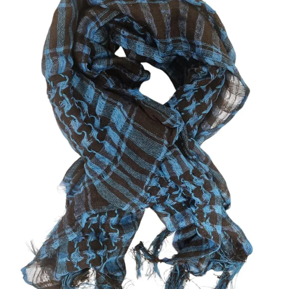 Palestinasjal - Turkos och svart - scarf - Bild 2