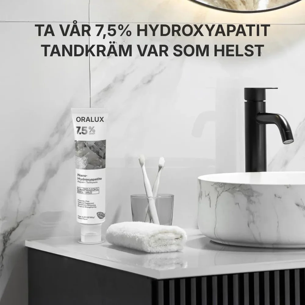 Oralux® | Remineraliserande tandkräm med hydroxiapatit - Bild 2
