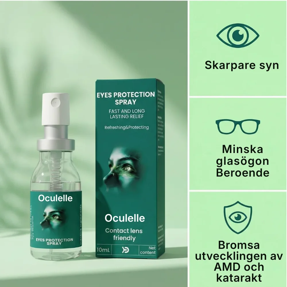 Oculelle® Lutein ögonspray | avancerat dagligt stöd för synen, gula fläcken och ögonkomfort - Bild 1