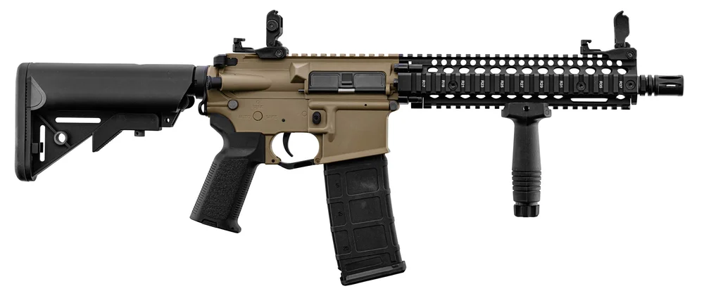 LT-18 GEN2 MK18 AEG-replika, Limited Edition – Tan og sort - Bild 2