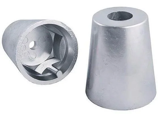 Zinkanod propeller, hexagonal, för 22-25mm/0,87-0,98in axel, 0.123KG/0,27LB, R800400e