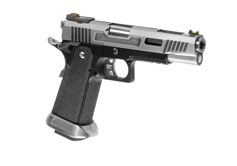 WE Hi-Capa 5.1 Force Full Metal GBB – Silver WE Hi-Capa 5.1 Force Full Metal GBB – Silver