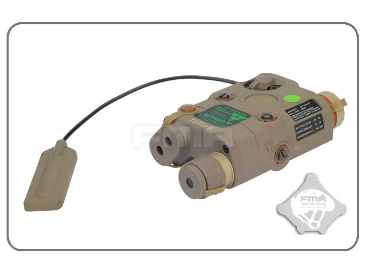 AN-PEQ-15 LA-5 Upgrade Version - LED White light + Green laser with IR Lenses Tan - Bild 3