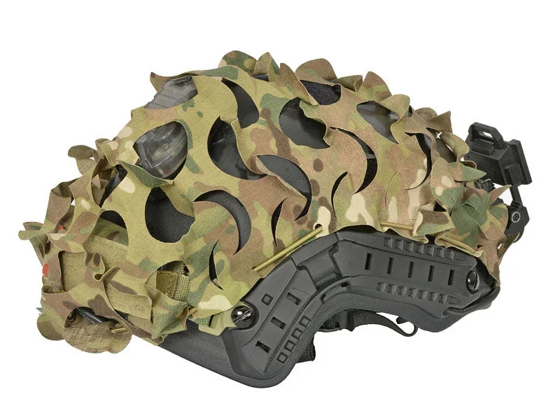 3D camouflage-hjelmovertræk til High-Cut hjelm, laser-cut – Multicam - Bild 3