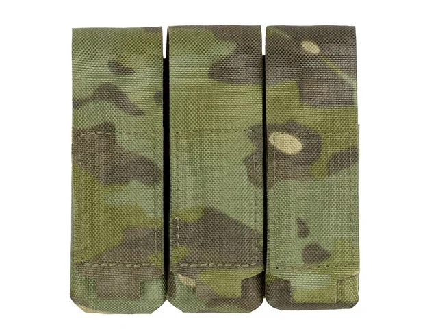 Triple pistolmagasinlomme med klap, laser-cut – Multicam Tropic Triple pistolmagasinlomme med klap, laser-cut – Multicam Tropic