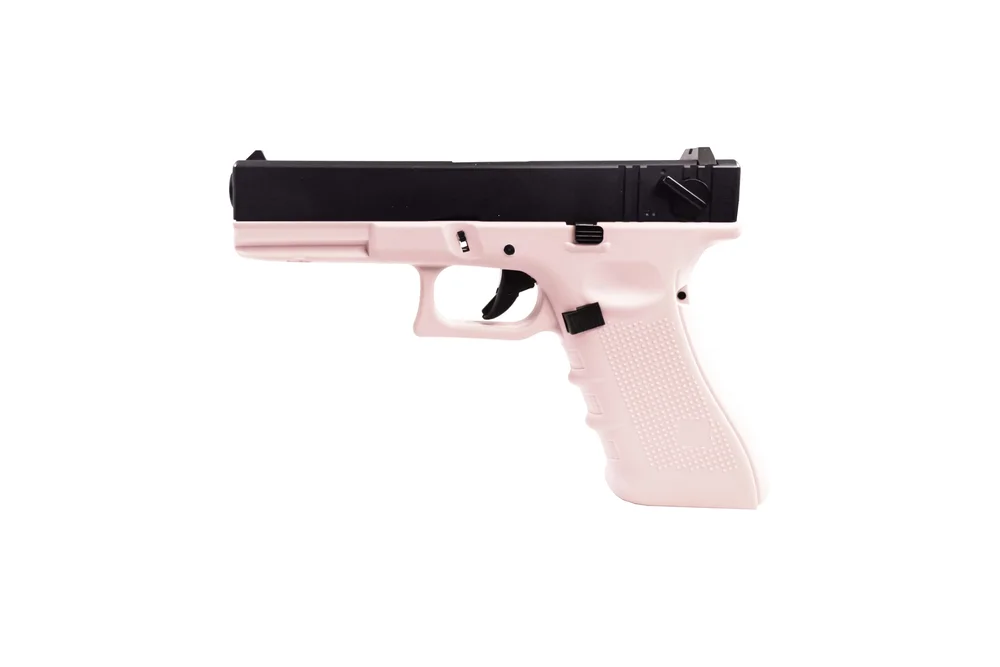 EU18 GBB Airsoft Pistol – Sort/Pink – Semi & Full Auto EU18 GBB Airsoft Pistol – Sort/Pink – Semi & Full Auto