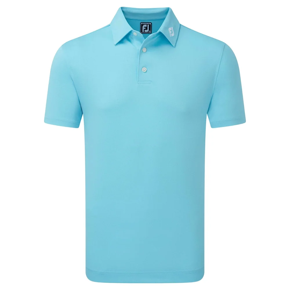 FootJoy Stretch Pique Solid Golfpiké Herr - Bild 1