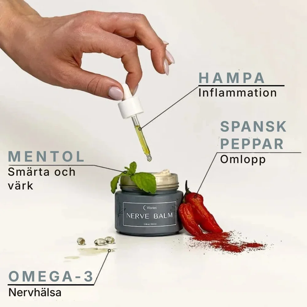 Vioren® Nervbalsam | Avancerad kräm för nervvård - Bild 3
