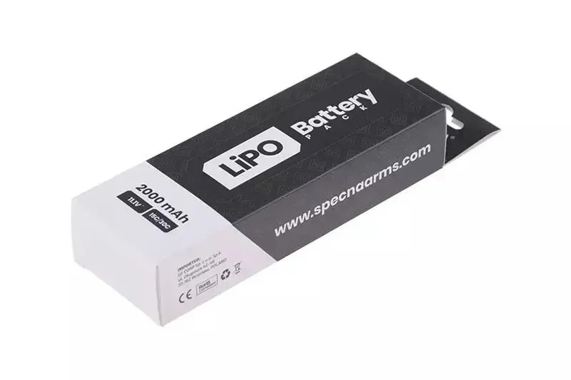 LiPo 11.1V 2000 mAh 15/30C Batteri - Butterfly - Bild 2