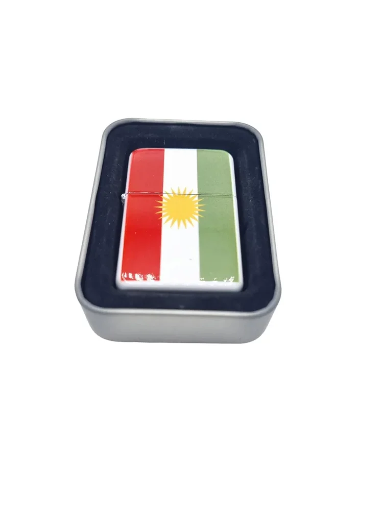 Kurdistans flagga bensintändare - Bild 1