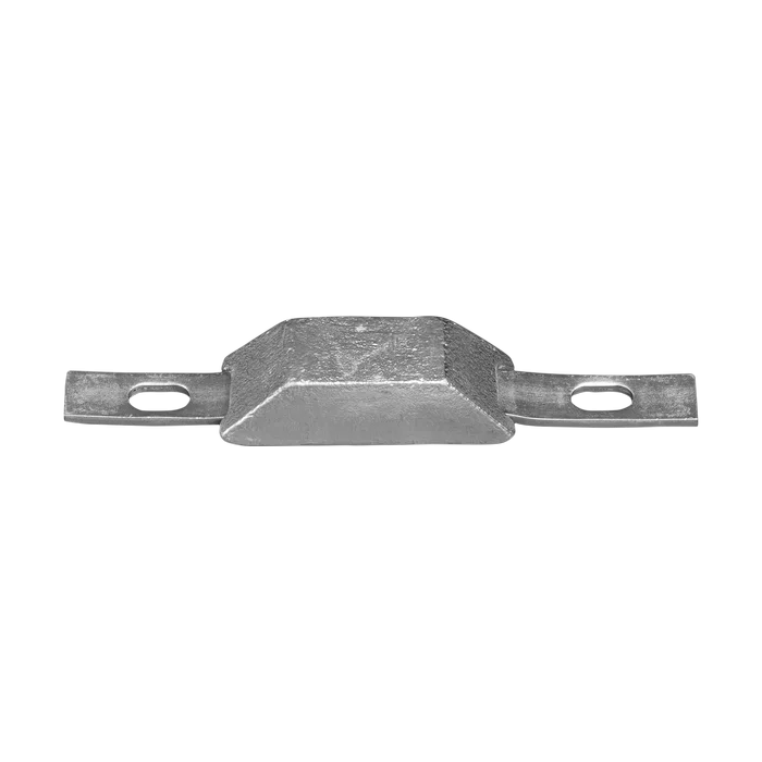 Aluminiumanod 650g, 180*46*35mm (180mm), hål 13*25mm, T00387ALAL Aluminiumanod 650g, 180*46*35mm (180mm), hål 13*25mm, T00387ALAL