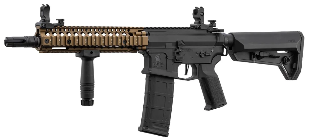 LT-18 GEN2 MK18 NSR AEG-replika, komplet pakke – sort/bronze LT-18 GEN2 MK18 NSR AEG-replika, komplet pakke – sort/bronze