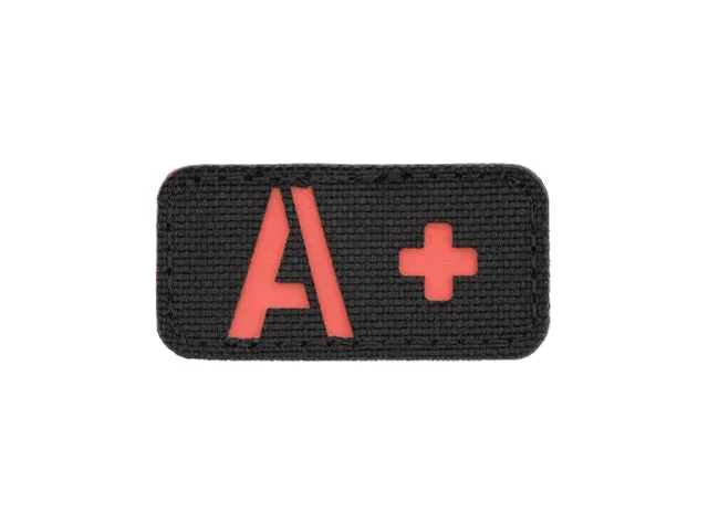 Blodtype-patch A+, laser-cut - Bild 2