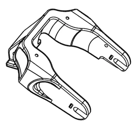 Rear Suspension Fork Arm (Horquilla trasera) for Dualtron Mini - Bild 2