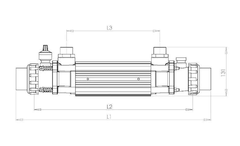 Värmeväxlare Elecro i Titan 30-kW till 122-kW - Bild 3