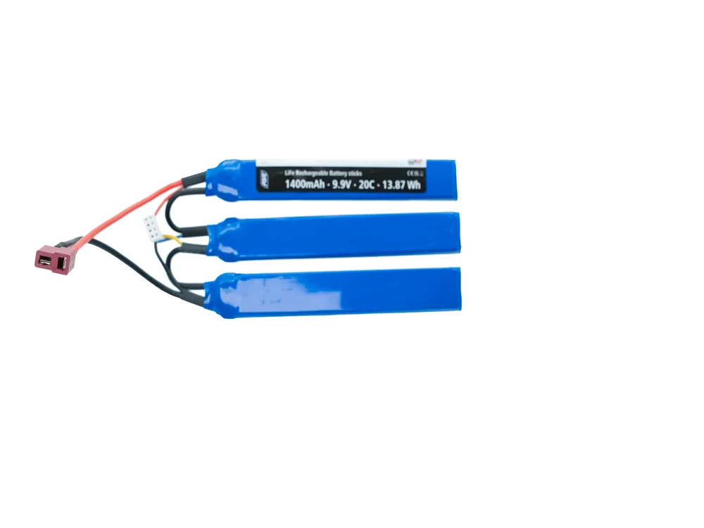 9.9v LI-FE Battery 1400 mAh, 20C, 3 stick, T-Plug - Bild 2