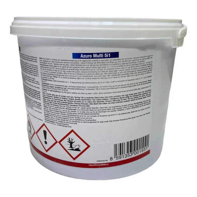 Azuro Långtidsverkande Multiklor 5 i 1, 3 kg - Bild 2