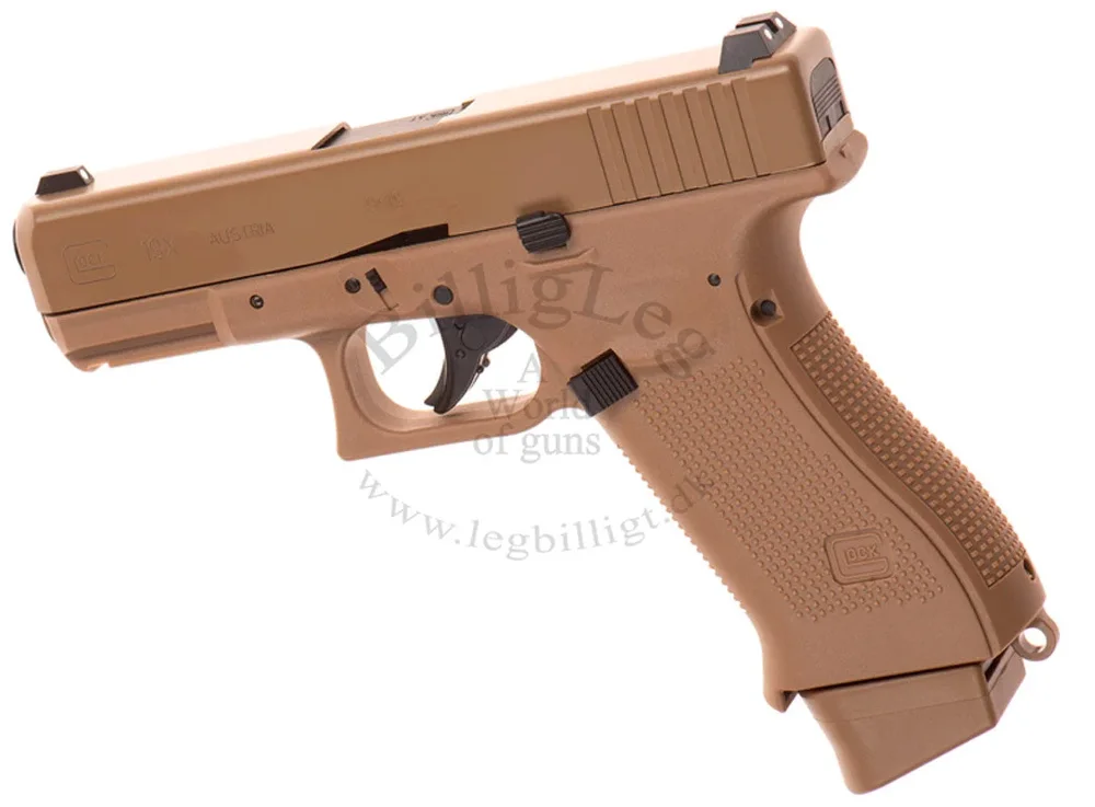Glock 19X Co2 Blow Back - Tan - Bild 2
