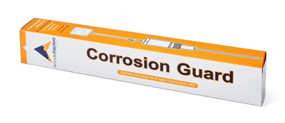 Corrosion Guard – Powered Anode Rod for water heaters, 40-89 gallons, fits Bradford White, US adapter Corrosion Guard – Powered Anode Rod for water heaters, 40-89 gallons, fits Bradford White, US adapter
