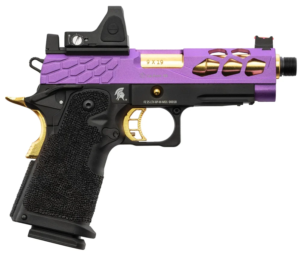 Lancer Tactical Stryk Hi-Capa 4.3 Purple/Gold + RMR - Bild 3