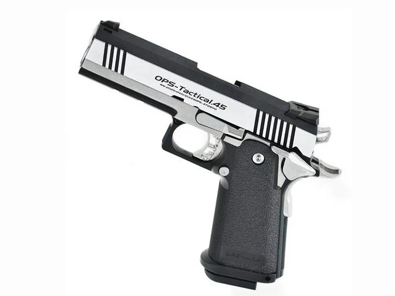 TM HI-CAPA 4.3 CUSTOM DUAL STAINLESS GASBLOWBACK TM HI-CAPA 4.3 CUSTOM DUAL STAINLESS GASBLOWBACK