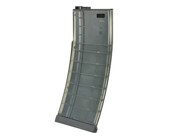 Polymermagasin 200 skud til 416/AR15 – transparent Polymermagasin 200 skud til 416/AR15 – transparent